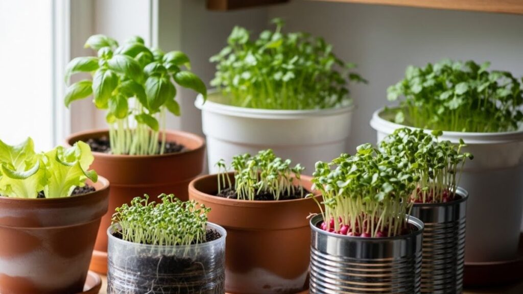 melhores vasos para montar sua horta